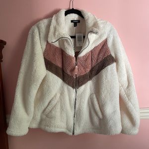 Torrid Sherpa zip up jacket